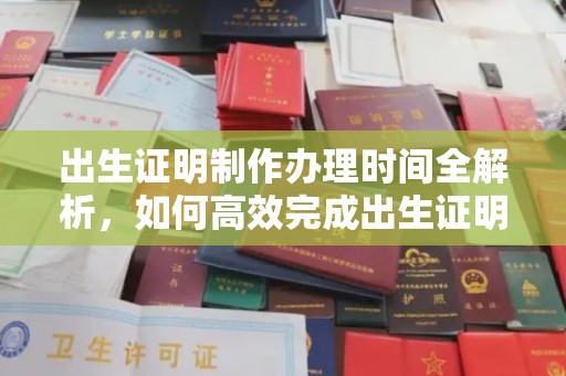宁武出生证明制作办理时间全解析，如何高效完成出生证明申请？